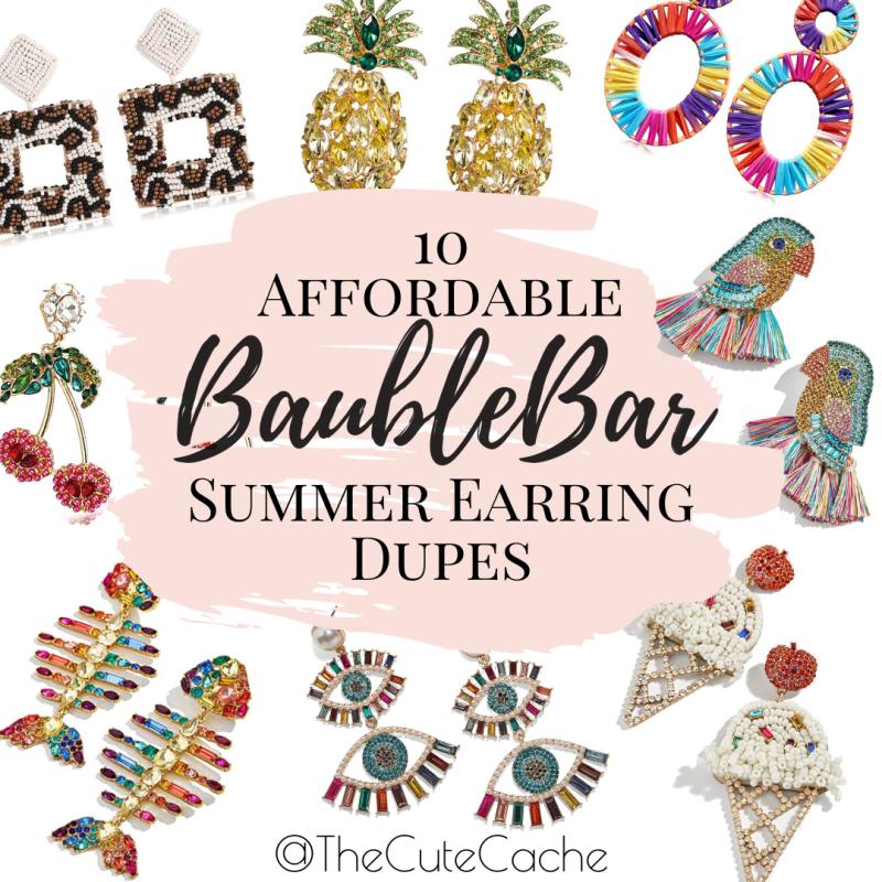 BaubleBar Summer Earring Dupes on Amazon